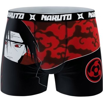 Sous-vêtements Homme Boxers Naruto Boxer Homme Microfibre ASS2 Noir Rouge Noir