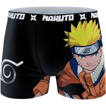 Sous-vêtements Homme Boxers Naruto Boxer Homme Microfibre ASS1 Noir Blanc Noir
