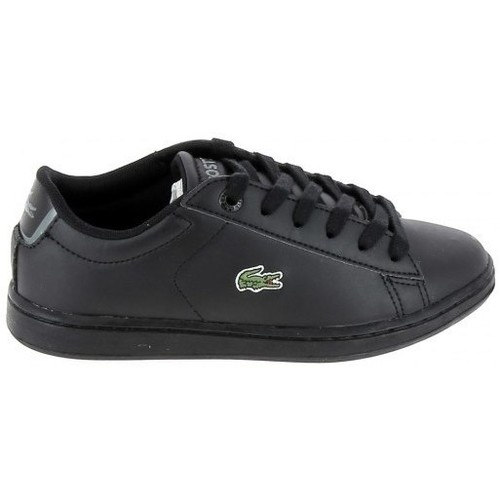 Chaussures Fille Baskets mode Lacoste Carnaby Evo C Noir Noir