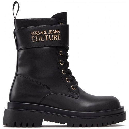 Versace Jeans Couture 73VA3S64 Noir - Livraison Gratuite | Spartoo ! -  Chaussures Bottine Femme 179,00 €