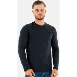 Vêtements Homme T-shirts Schwarz manches longues Superdry m6010550a Bleu