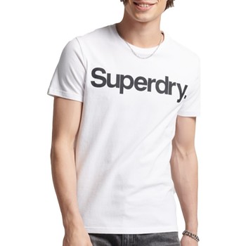 Vêtements Homme T-shirts graphic manches courtes Superdry Classic big logo Blanc