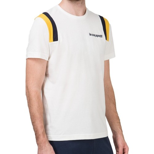 Vêtements Homme T-shirts manches courtes Le Coq Sportif TRI TEE SS N5 Blanc