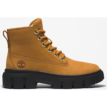 Chaussures Femme Bottines Timberland Webbing Greyfield leather boot Marron