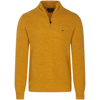 Vêtements Homme Pulls Green Island Pull col montant droit Jaune moutarde