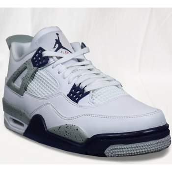 Chaussures Homme Baskets montantes Nike Jordan 4 Retro Midnight Navy - DH6927-140 - Taille : 41 FR Blanc
