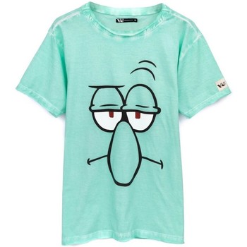 Vêtements T-shirts manches longues Spongebob Squarepants  Vert