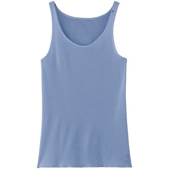 Vêtements Femme Débardeurs / T-shirts sans manche Achel Par Lemahieu Débardeur point de bourdon - La Flâneuse Bleu