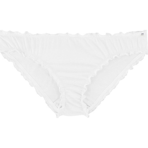 Sous-vêtements Femme Culottes & slips Achel Par Lemahieu Culotte coton Bio Froufrou Blanc