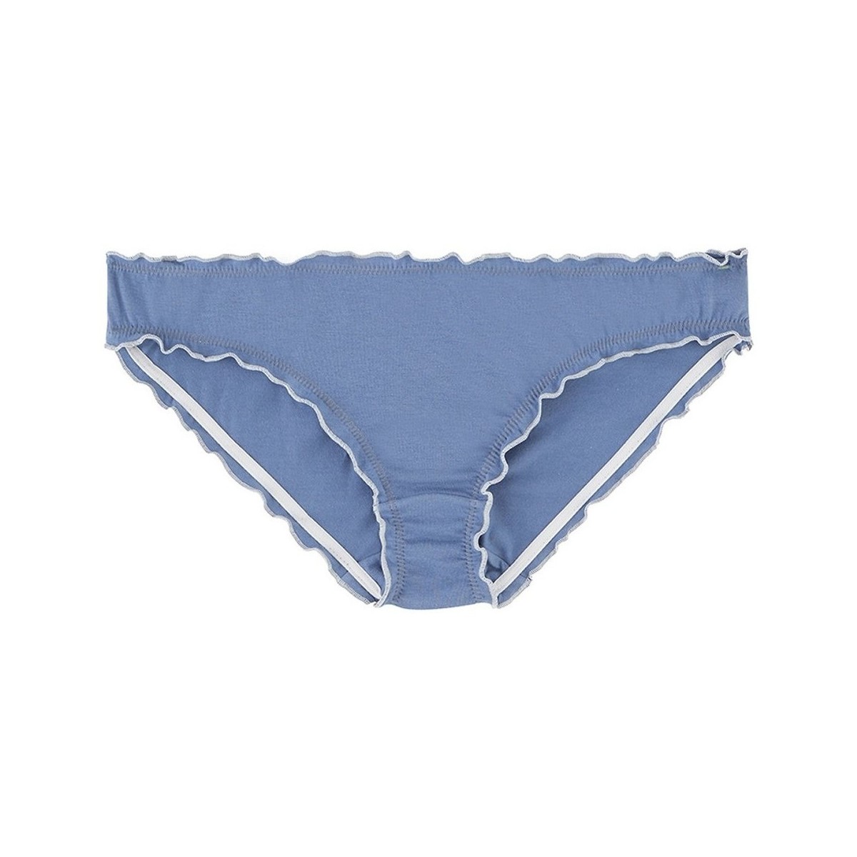 Sous-vêtements Femme Culottes & slips Achel Par Lemahieu Culotte coton Bio Froufrou Bleu