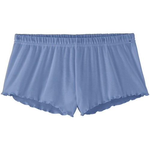 Vêtements Femme Shorts / Bermudas Legging Chaud Femme Laine Short coton Bio Bleu
