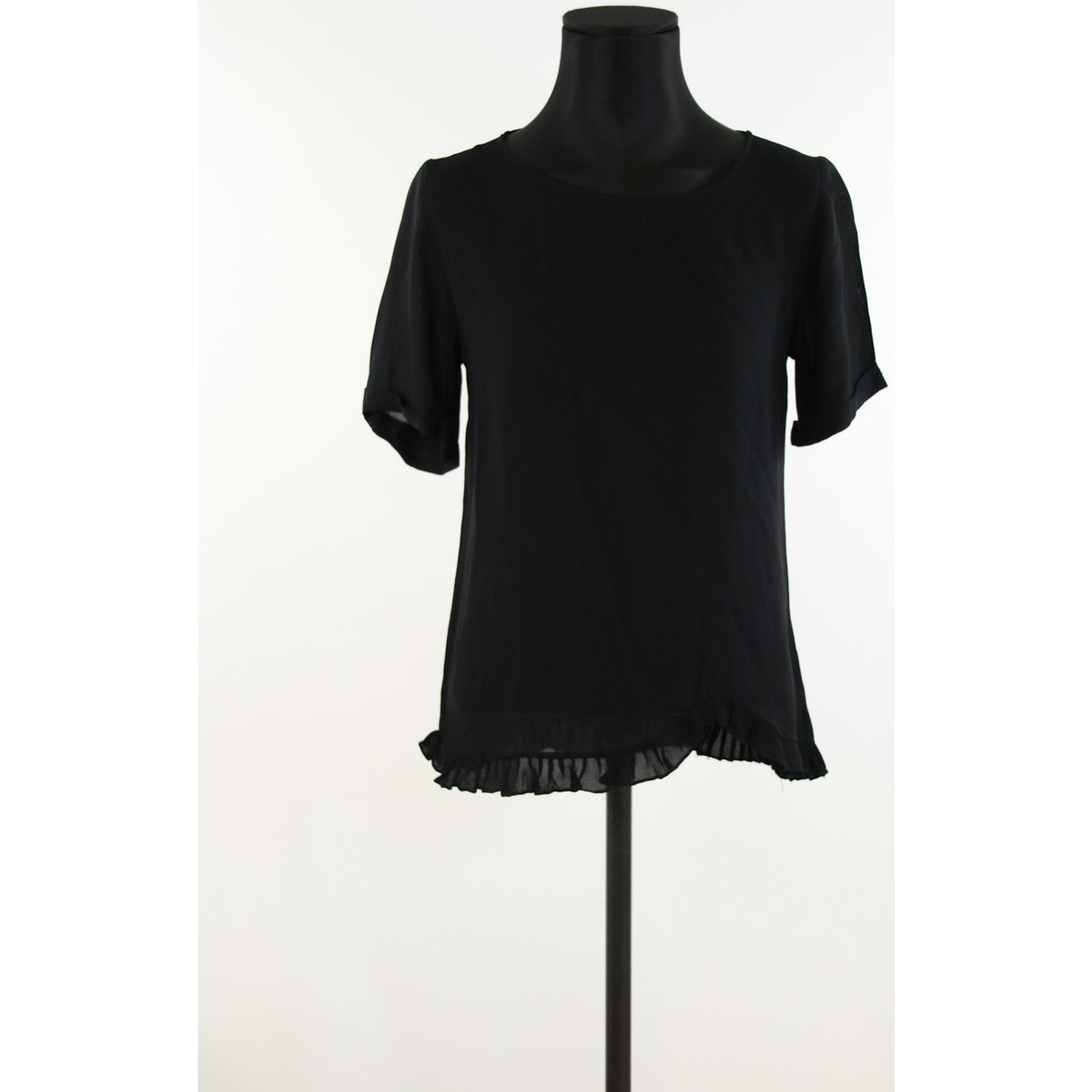 Vêtements Femme Débardeurs / T-shirts sans manche Sandro Top noir Noir