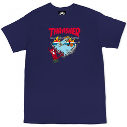Vêtements Dad T-shirts & Polos Thrasher T-shirt neckface 500 Bleu