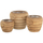 Maison & Déco Vases / caches pots d'intérieur Jolipa Petit cache pot en bois naturel Beige