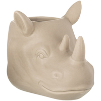 Maison & Déco Vases / caches pots d'intérieur Jolipa Cache-pot Rhinocéros - Beige Beige