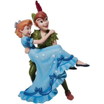 Diam 30 cm Statuettes et figurines Enesco Figurine de collection Peter Pan et Wendy Bleu