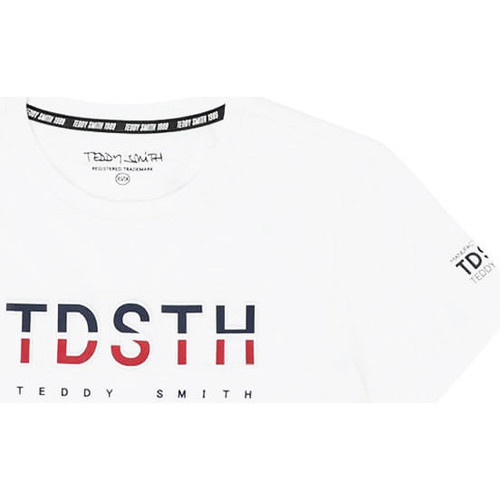 Vêtements Garçon Dot Print Regular Fit Shirt Teddy Smith 61006527D Blanc