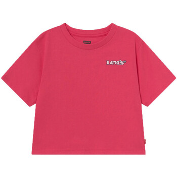 Vêtements Fille T-shirts manches courtes Levi's 4ED730-P2O Rose