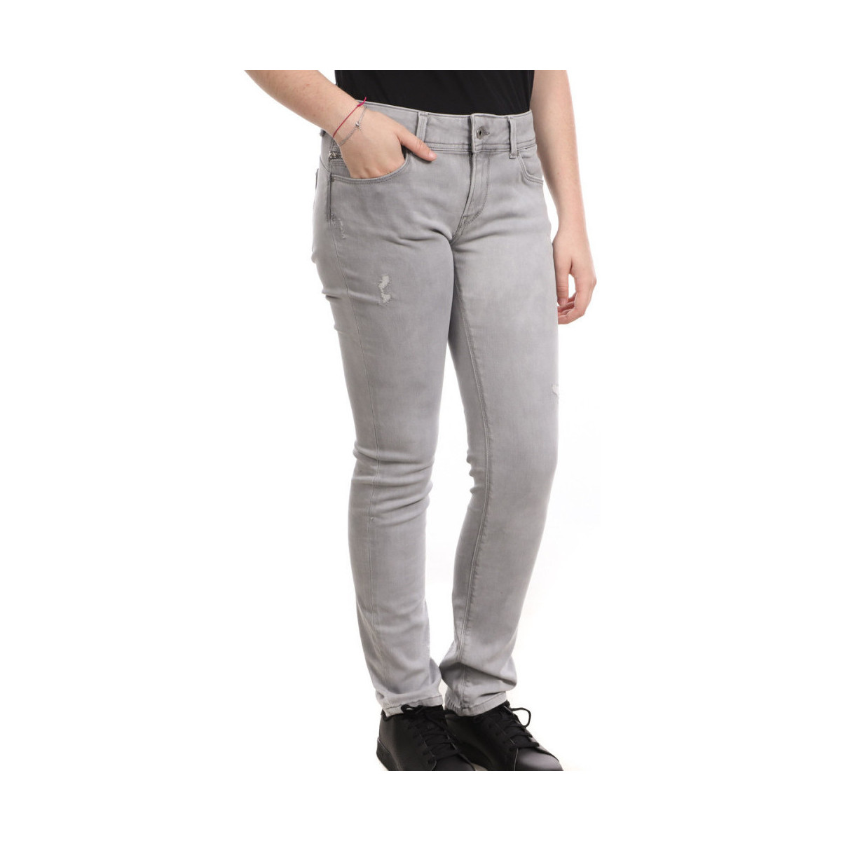 Vêtements Femme Jeans slim Pepe jeans PL202236C900 Gris