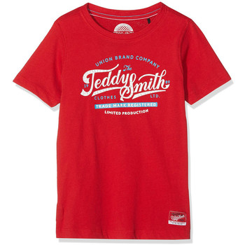Vêtements Garçon T-shirts manches courtes Teddy Smith 61006026D Rouge