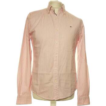 Vêtements Homme Chemises manches longues Tommy Hilfiger 34 - T0 - XS Rose