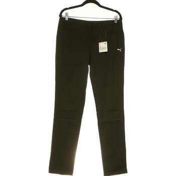 Vêtements Femme Pantalons Puma azul pantalon droit femme  40 - T3 - L Noir Noir