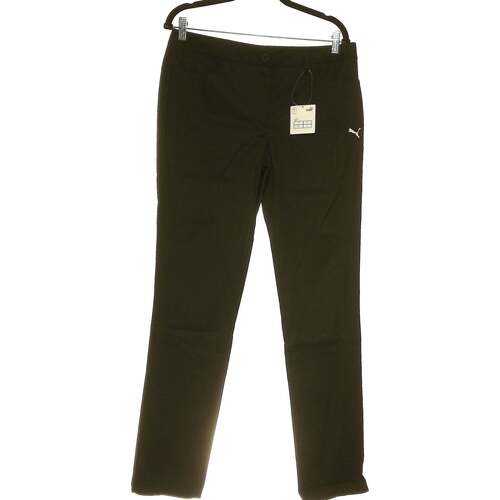 Vêtements Femme Pantalons Puma azul pantalon droit femme  40 - T3 - L Noir Noir
