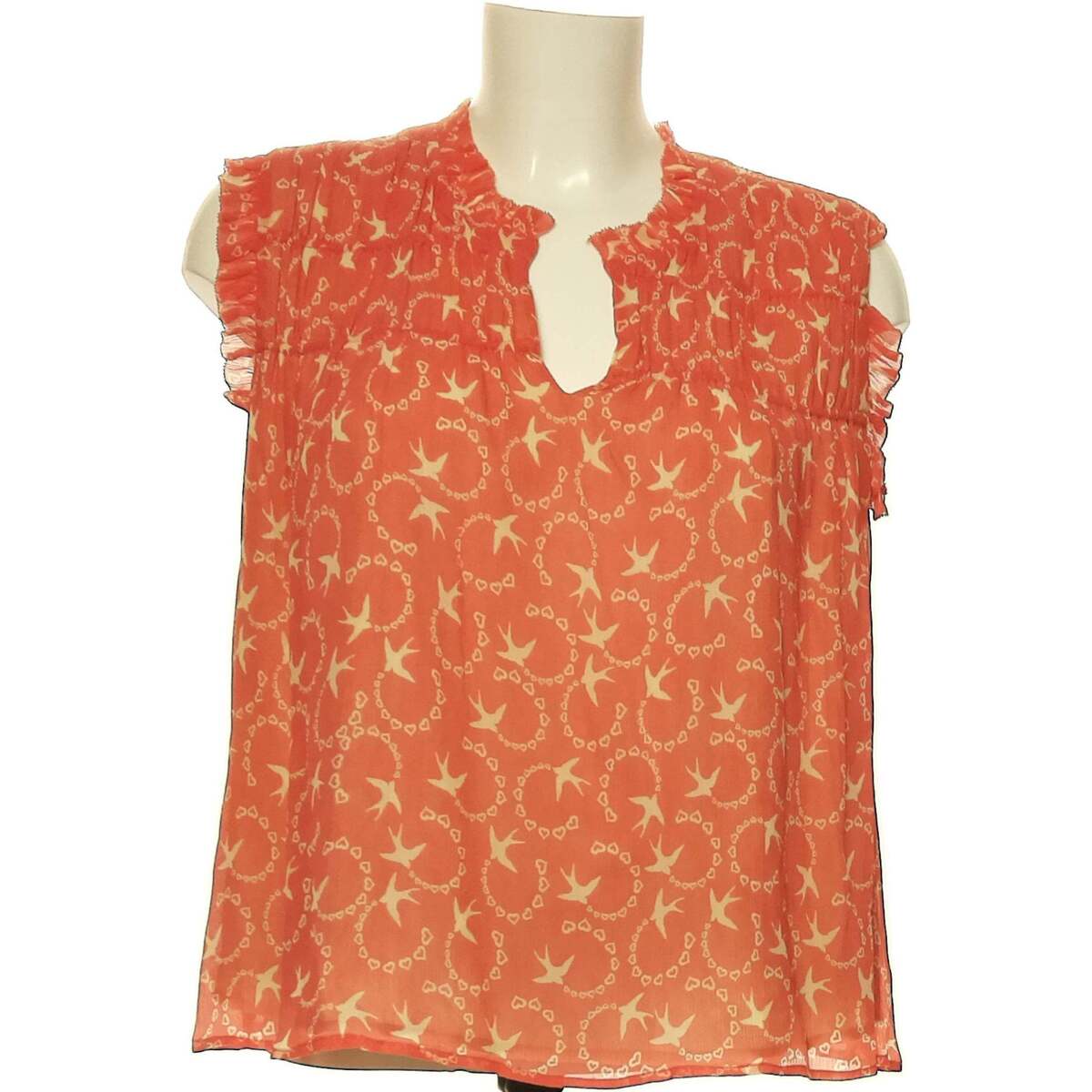 Vêtements Femme Débardeurs / T-shirts sans manche Paul & Joe débardeur  36 - T1 - S Orange Orange