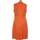 Vêtements Femme Robes courtes Devernois robe courte  42 - T4 - L/XL Orange Orange