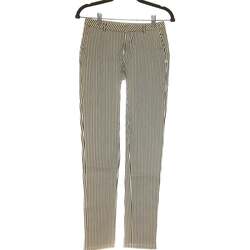 Vêtements Femme Pantalons Scotch & Soda Pantalon Droit Femme  34 - T0 - Xs Blanc