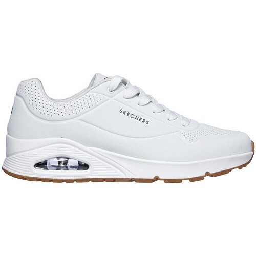 Chaussures Homme Baskets basses Ivory Skechers Uno Stand ON Air Blanc