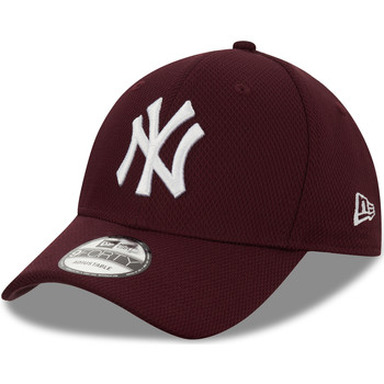 Accessoires textile Casquettes New-Era Bonnet à Revers New York Yankees DIAMOND ERA 9FORTY pourprefonc