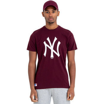 Vêtements T-shirts manches courtes New-Era T-shirt New York Yankees Bordeaux