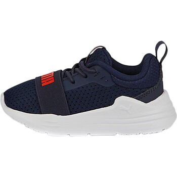 Chaussures Fille Baskets basses forever Puma Basket à Lacets  Wired Run Ac Bleu