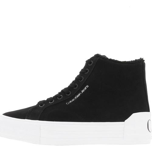 Chaussures Femme Baskets mode Calvin Klein Jeans Vulc flatform bold m Noir