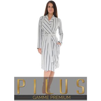 Vêtements Femme Pyjamas / Chemises de nuit Pilus GILET LONG GRIS TIFAINE Gris