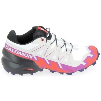 Chaussures Femme Running / trail Salomon Speedcross 6 Blanc Violet Blanc