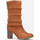 Chaussures Femme Bottes La Modeuse 64366_P146991 Marron