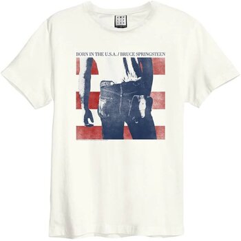 Vêtements T-shirts manches longues Amplified Born In The USA Rouge