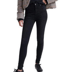 Vêtements Femme casual Jeans skinny Superdry W7010146A Noir