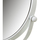 Maison & Déco Miroirs Unimasa Miroir double rond à poser sur pied 35 cm Blanc