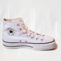 Chaussures Femme Baskets montantes Converse Converse Chuck Taylor All Star Lift High White - Taille : 38 FR Blanc