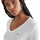 Vêtements Femme T-shirts manches longues Tommy Jeans Baby rib jersey v-neck Blanc