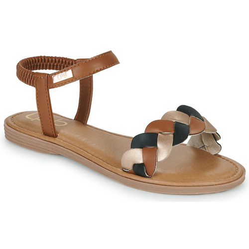 Chaussures Femme Sandales et Nu-pieds Melvin & Hamilto FINA Marron / Bronze