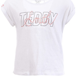 Vêtements Fille T-shirts manches courtes Teddy Smith 51006347D Blanc