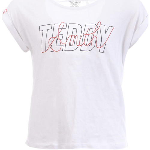Vêtements Fille Dot Print Regular Fit Shirt Teddy Smith 51006347D Blanc