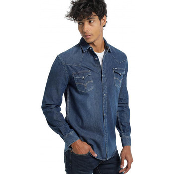 Vêtements Homme Chemises manches longues Lois Chemise en jeans homme LOIS 144203478 - S Bleu