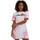 Vêtements Femme Robes Ellesse Robe femme  COLORE TEE rose et blanche SGF09275 Blanc