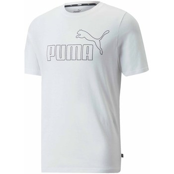 Vêtements Homme T-shirts manches courtes Puma Essentials Elevated Blanc