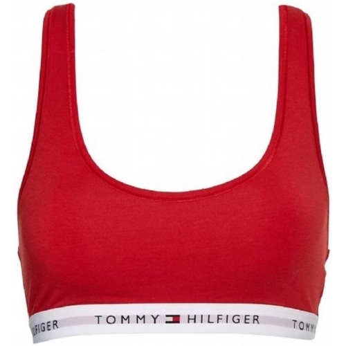 Tommy Hilfiger Brassiere sans rembourrage Ref 5858 Rouge - Vêtements  Brassières de sport Femme 32,90 €